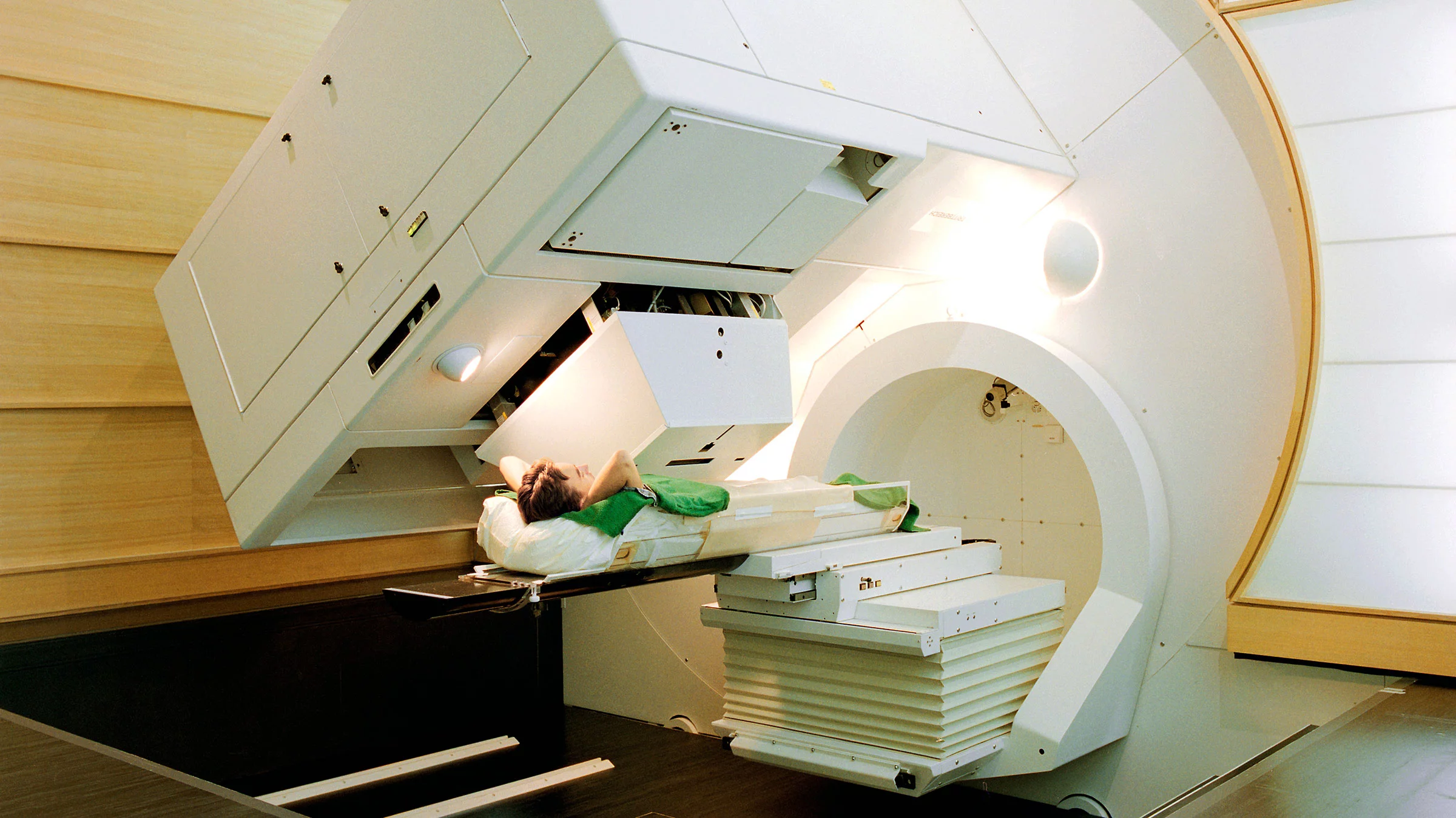 The Gantry at the proton therapy facility