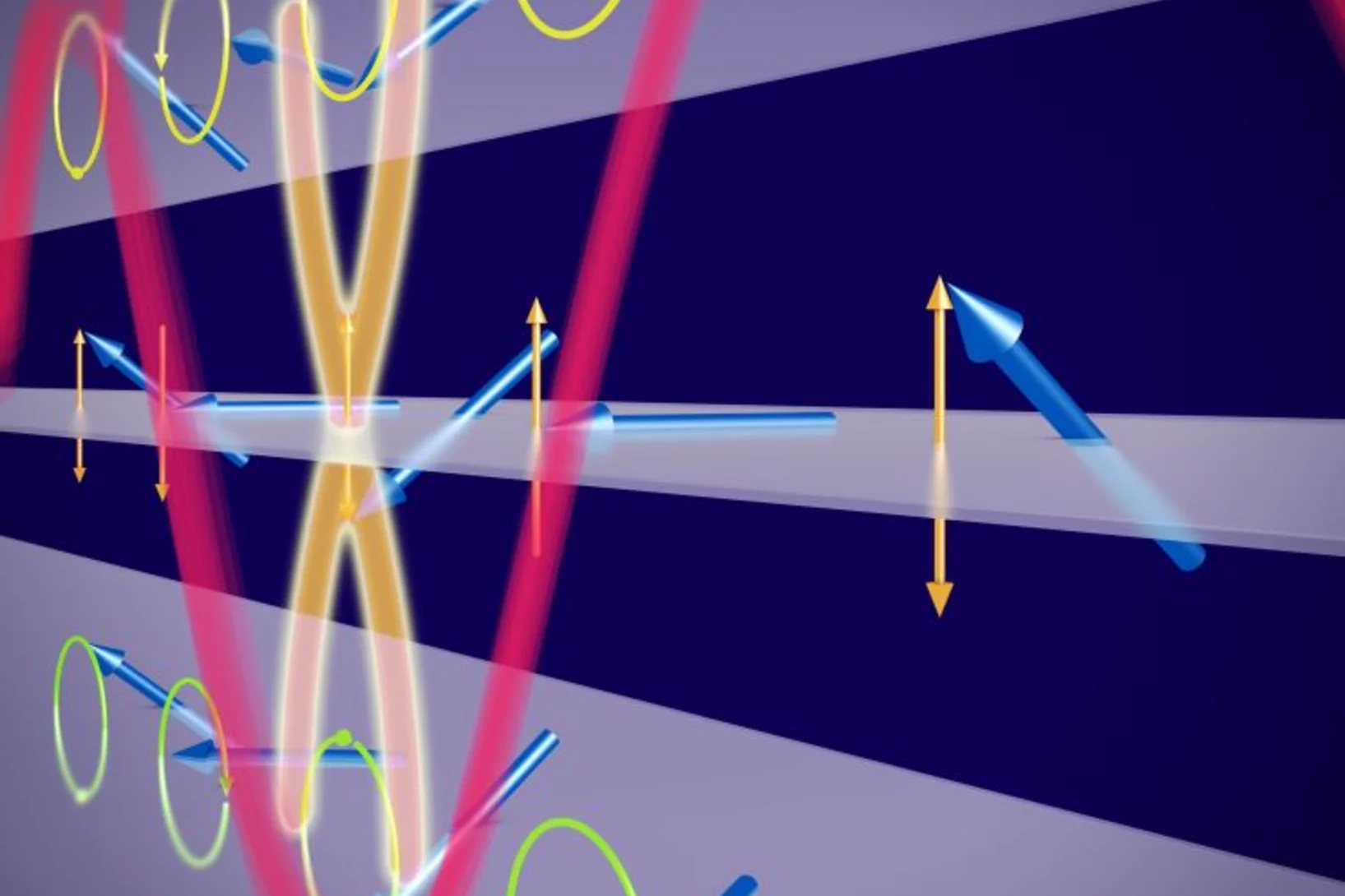 ultrashort spin-wave in a nickel-iron layer